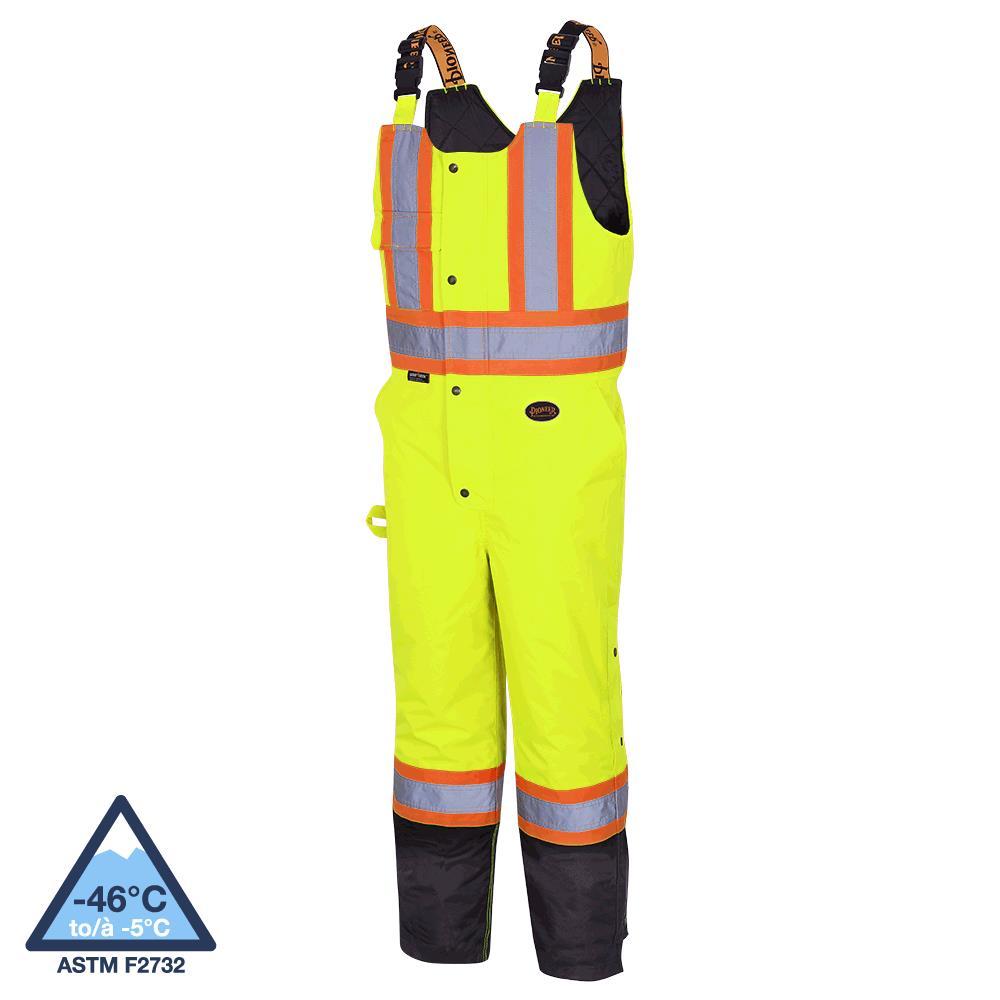 Hi-Vis Waterproof Quilted Safety Overalls<span class=' ItemWarning' style='display:block;'>Item is usually in stock, but we&#39;ll be in touch if there&#39;s a problem<br /></span>