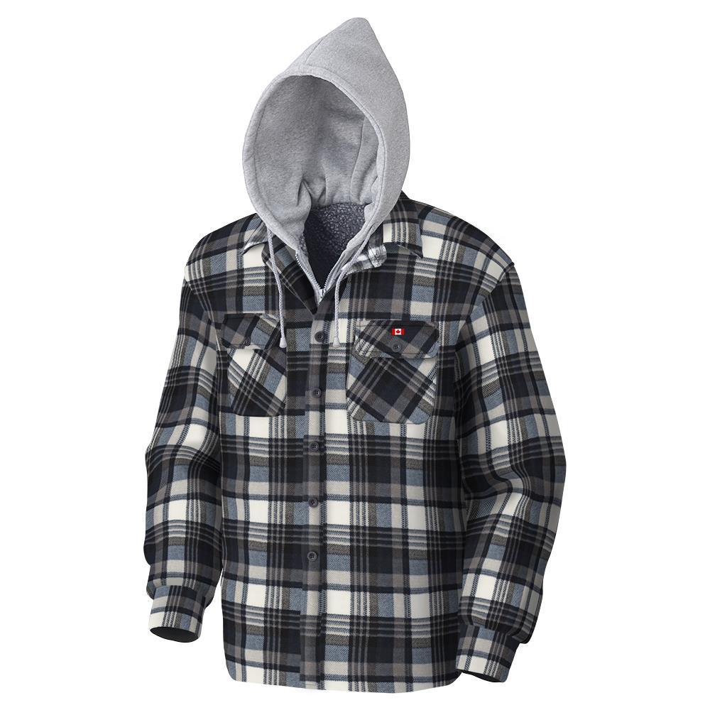 Quilted Polar Fleece Hooded Shirt<span class=' ItemWarning' style='display:block;'>Item is usually in stock, but we&#39;ll be in touch if there&#39;s a problem<br /></span>