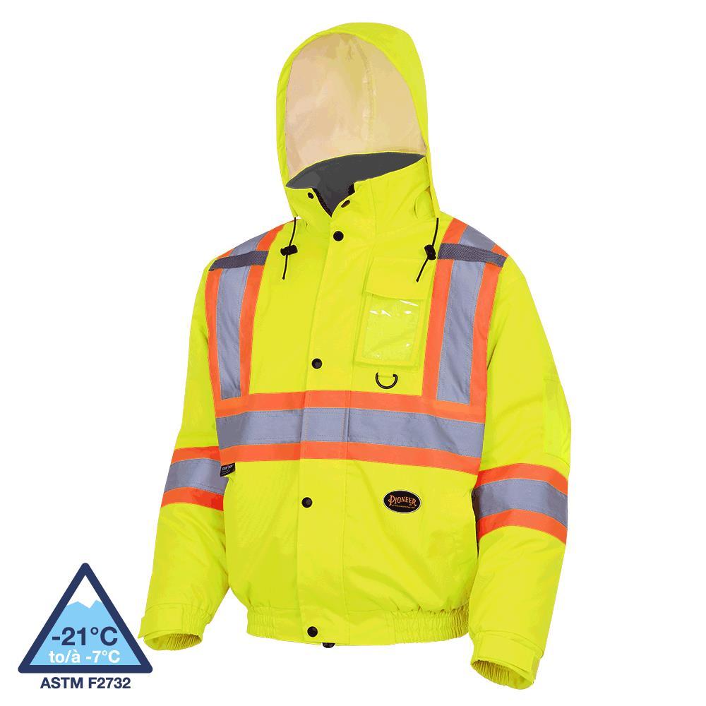 Waterproof Winter Quilted Safety Bombers - 300D Polyurethane Coated Oxford Polyester<span class=' ItemWarning' style='display:block;'>Item is usually in stock, but we&#39;ll be in touch if there&#39;s a problem<br /></span>