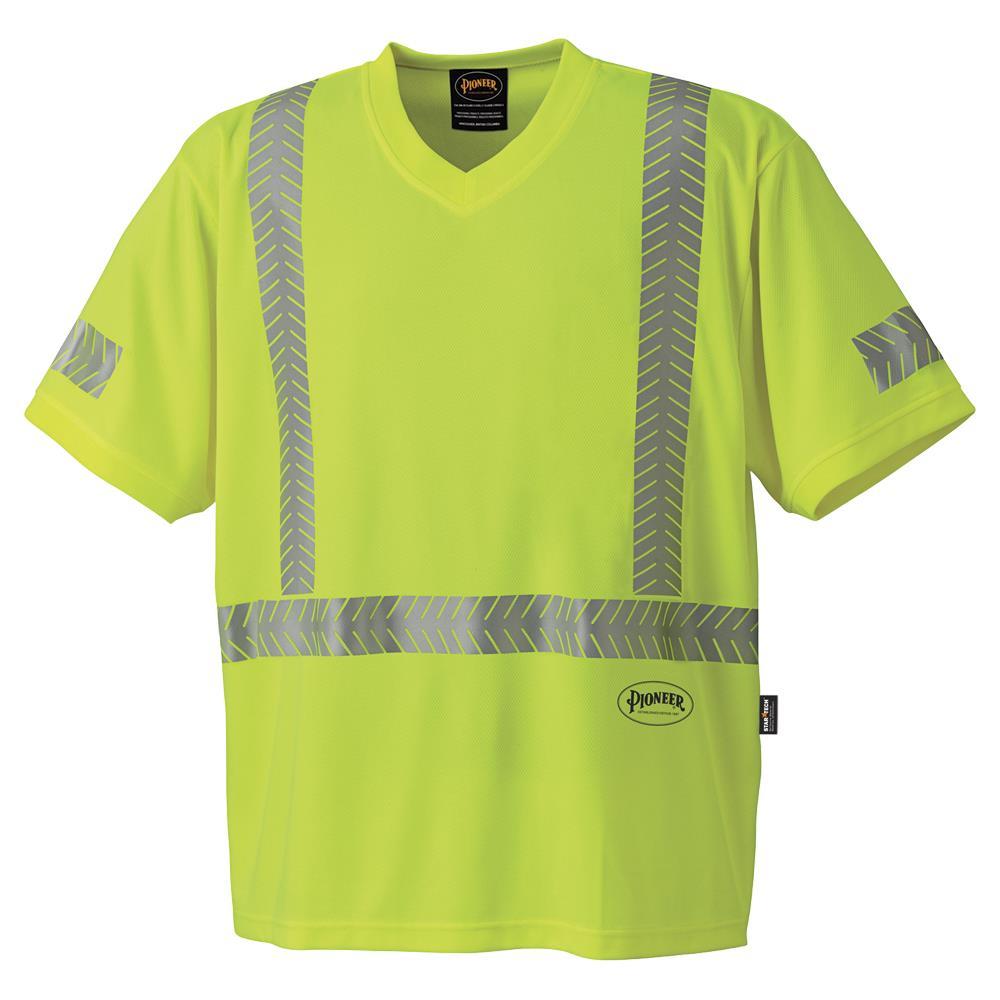 CoolPass® Hi-Vis Safety T-Shirts fabric<span class=' ItemWarning' style='display:block;'>Item is usually in stock, but we&#39;ll be in touch if there&#39;s a problem<br /></span>