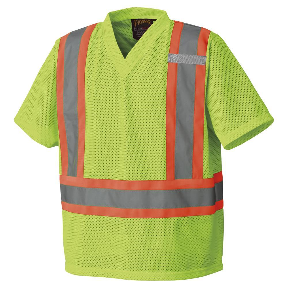 Hi-Vis Safety T-Shirts Polyester Mesh<span class=' ItemWarning' style='display:block;'>Item is usually in stock, but we&#39;ll be in touch if there&#39;s a problem<br /></span>