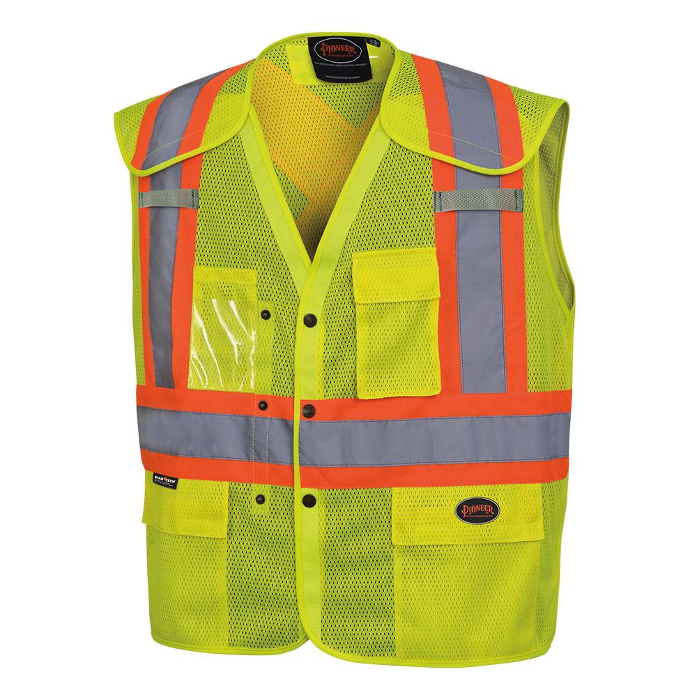 Hi-Vis Drop Shoulder Polyester Mesh Safety Vests<span class=' ItemWarning' style='display:block;'>Item is usually in stock, but we&#39;ll be in touch if there&#39;s a problem<br /></span>