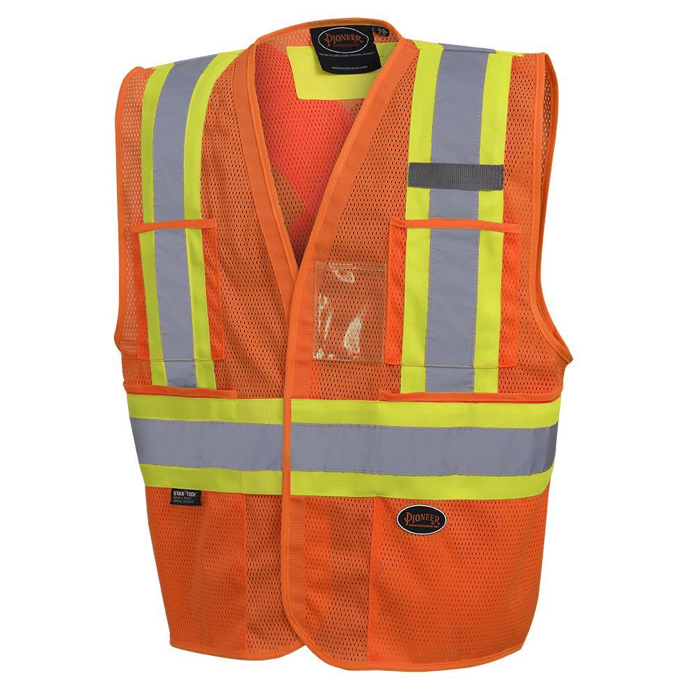 Hi-Viz Orange Non Tear-Away Mesh Vest - S/M<span class='Notice ItemWarning' style='display:block;'>Item has been discontinued<br /></span>