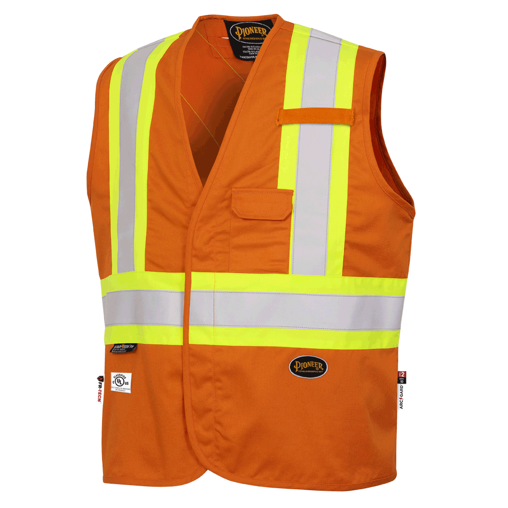 Hi-Vis FR Safety Vests<span class=' ItemWarning' style='display:block;'>Item is usually in stock, but we&#39;ll be in touch if there&#39;s a problem<br /></span>