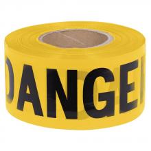 Pioneer V6310360-O/S - "Danger" Tape - Yellow - 0.04 mm - 1000'/304.8 m