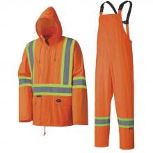 Pioneer V1080150-2XL - Waterproof Lightweight Safety Rainsuits - Polyester/PVC