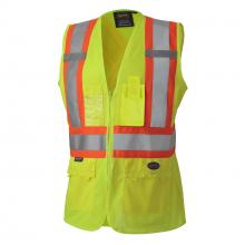 Pioneer V1021860-XL - Women's Safety Vest Tricot Poly Interlock