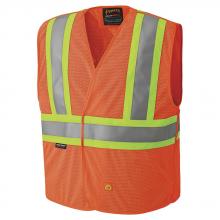 Pioneer V2510850-2/3XL - Hi-Vis Flame-Resistant Tear Away Safety Vest