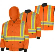 Pioneer V1120350-3XL - Waterproof 7-in-1 Safety Bomber Jackets