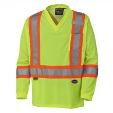 Pioneer V1050960-2XL - Long-Sleeved Safety Shirts - Micro Mesh