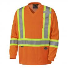 Pioneer V1050950-4XL - Long-Sleeved Safety Shirts - Micro Mesh