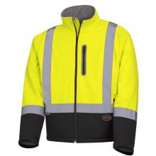 Pioneer V1100260-XL - HI-Vis Softshell Mechanical Strength Safety Jackets