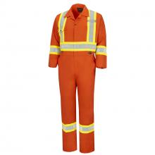 Pioneer V202151T-48 - Hi-Vis Industrial Wash Safety Coveralls