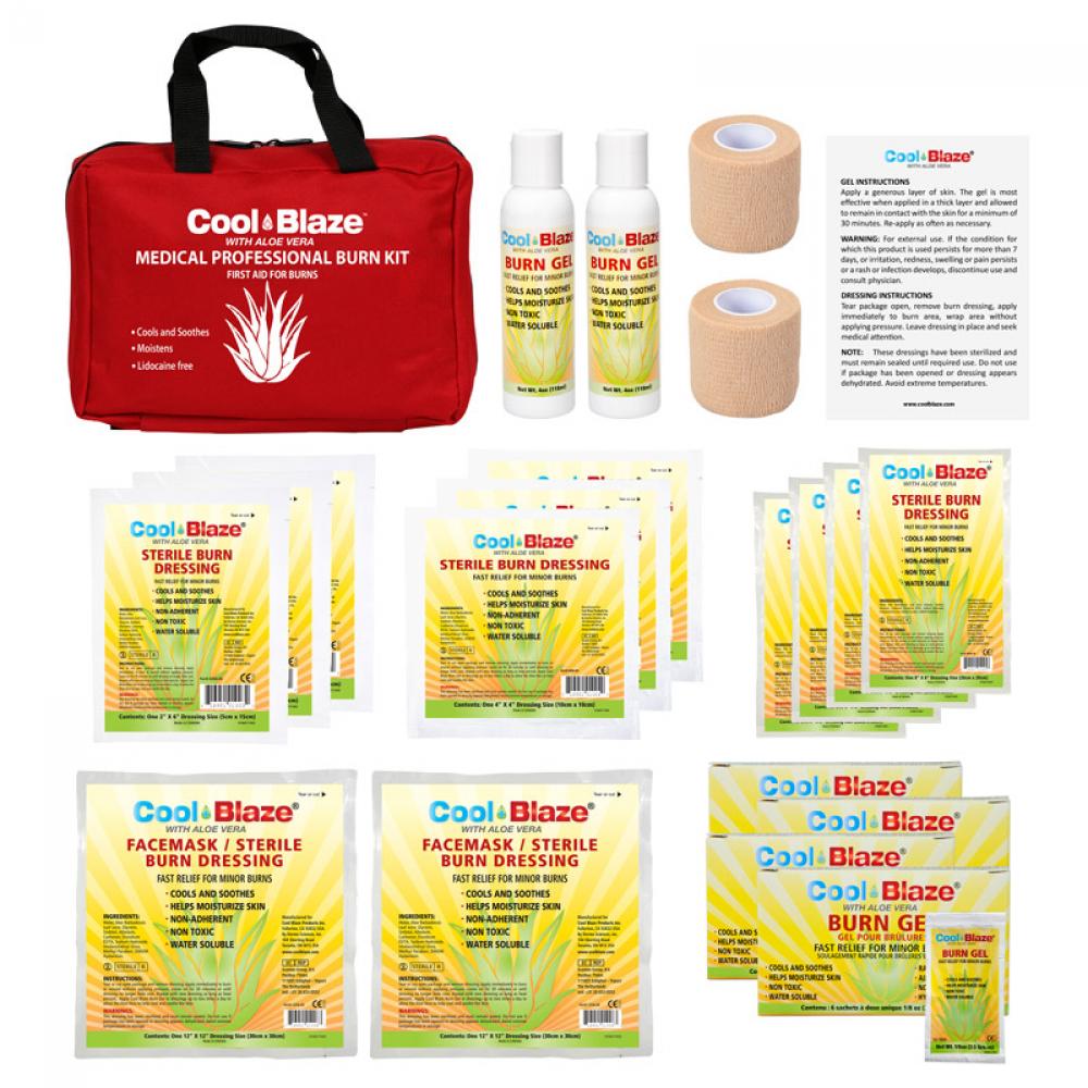 Cool Blaze Medical Professional Burn Kit<span class=' ItemWarning' style='display:block;'>Item is usually in stock, but we&#39;ll be in touch if there&#39;s a problem<br /></span>