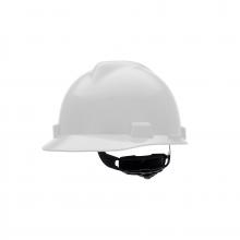 MSA Safety 475358 - V-Gard Slotted Cap, White, w/Fas-Trac III Suspension