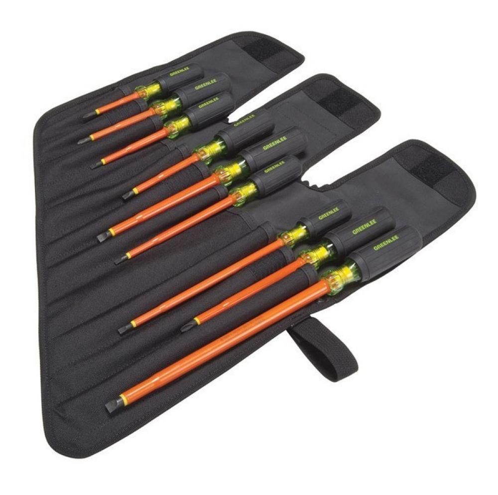 Screwdriver, Insulated, 9-Piece Kit<span class=' ItemWarning' style='display:block;'>Item is usually in stock, but we&#39;ll be in touch if there&#39;s a problem<br /></span>