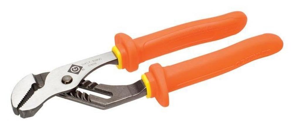 Pliers, Pump, 10&#34;, Insulated, Molded Handles<span class=' ItemWarning' style='display:block;'>Item is usually in stock, but we&#39;ll be in touch if there&#39;s a problem<br /></span>