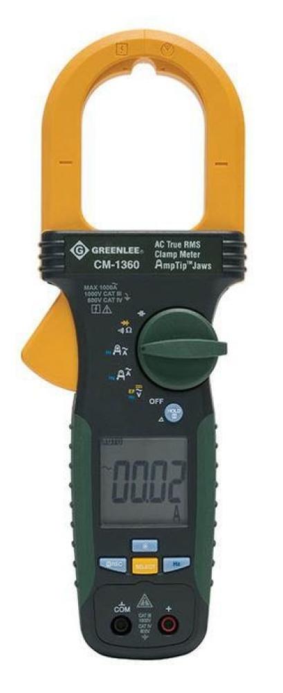 AC True RMS Clamp Meter, 1000V, 1000A<span class=' ItemWarning' style='display:block;'>Item is usually in stock, but we&#39;ll be in touch if there&#39;s a problem<br /></span>