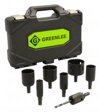 Greenlee 830Q - 9-Piece Quick-Change Hole Saw Set with 7/8" - 2-1/2" Saws