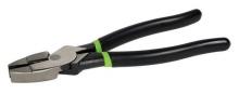 Greenlee 0151-09D - 9" Dipped Grip High-Leverage Side-Cutting Pliers