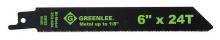 Greenlee 353-624 - 6" x 24T Reciprocating Saw Blade (Pack of 5)